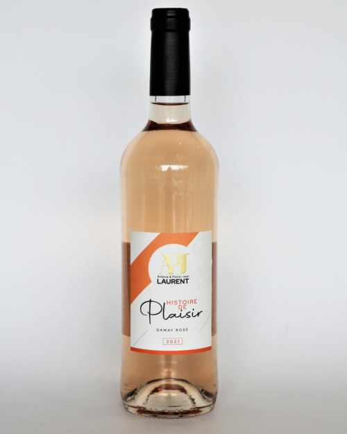 VIN ROSE - HISTOIRE DE PLAISIR - ANTOINE LAURENT - 75CL