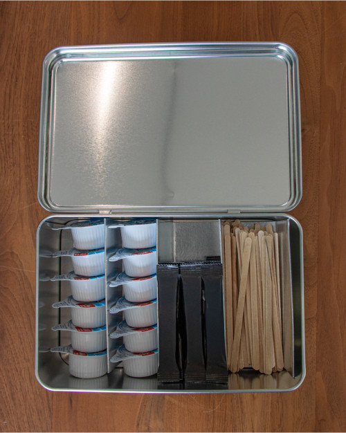 ACCESSOIRES POUR BOISSONS CHAUDES (POUR 30 PERSONNES)