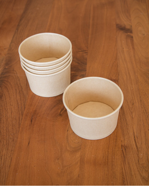 PETITS POTS EN KRAFT (50 PIÈCES)