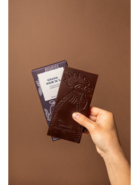  TABLETTE CHOCOLAT NOIR GHANA 76%