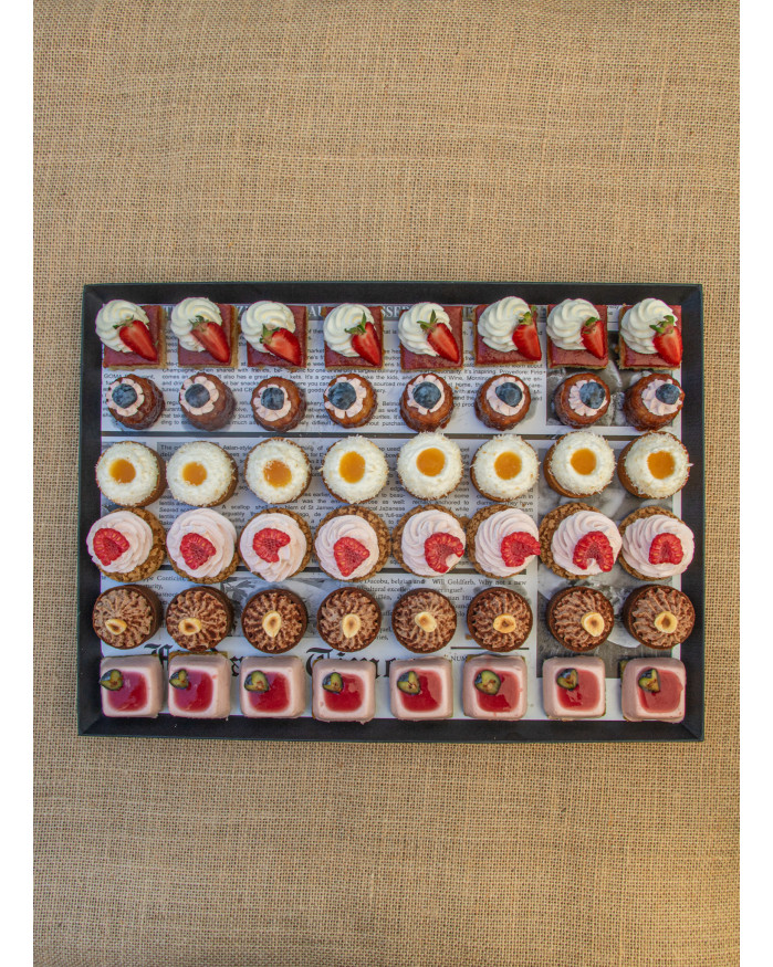 PLATEAU DE 48 PIÈCES COCKTAIL SUCRÉES