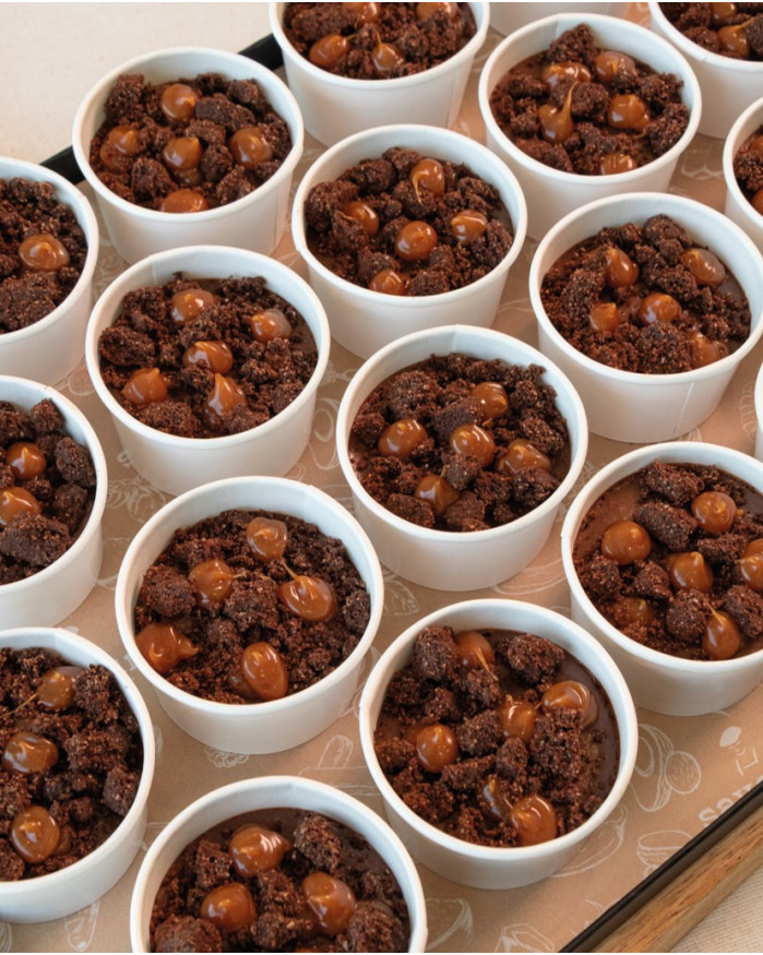 PLATEAU DE MINI MOUSSES AU CHOCOLAT (20 PIÈCES)